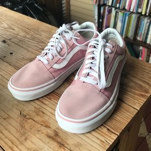 Pink Lace up Vans
